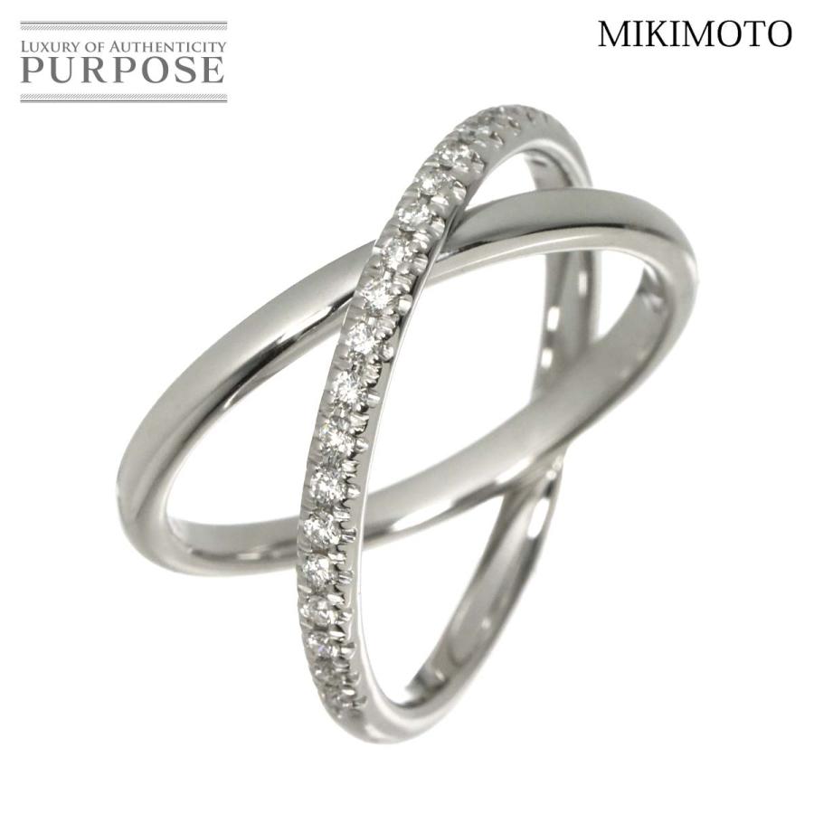 MIKIMOTO（ミキモト） MIKIMOTO 16.5号 リング ダイヤ 0.18ct K18 WG 