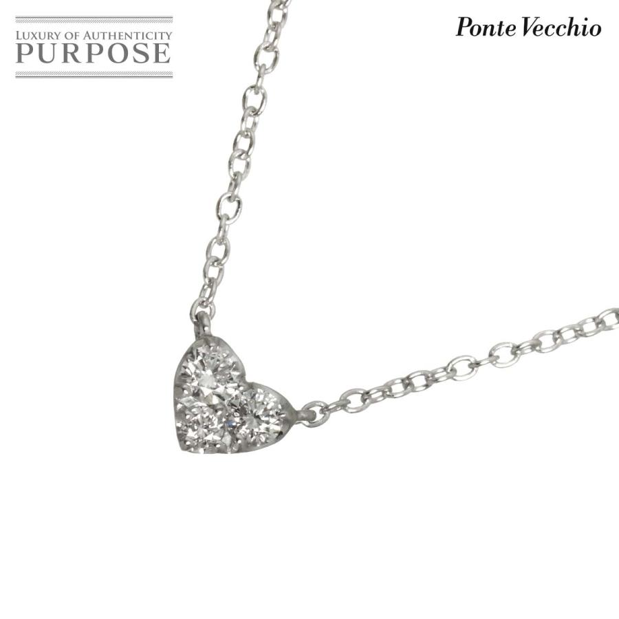 Ponte Vecchio（ポンテヴェキオ） ダイヤ 0.10ct ネックレス 40cm K18