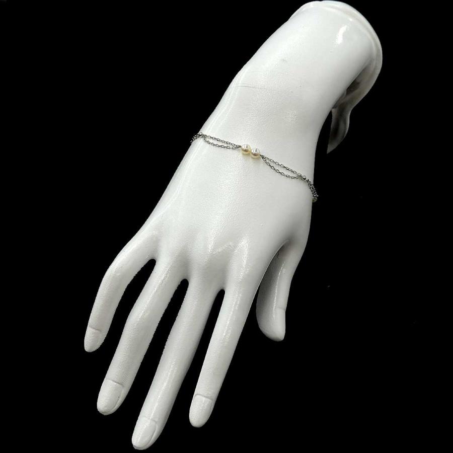MIKIMOTO（ミキモト） アコヤ真珠 4.6mm ブレスレット 17cm K18 WG