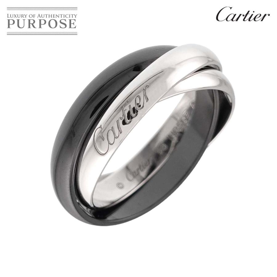Cartier（カルティエ） トリニティ MM #58 リング セラミック K18 WG 3