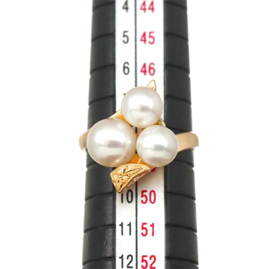 Cartier（カルティエ） タサキ TASAKI 8号 リング アコヤ真珠 6.7-5.6 