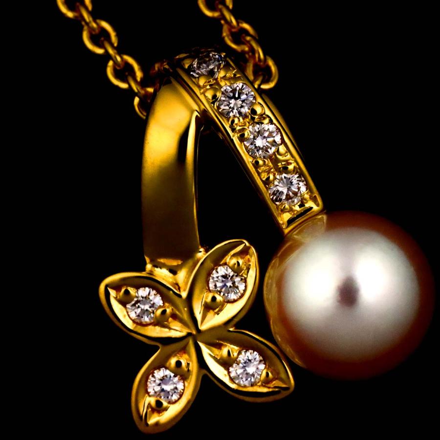 MIKIMOTO ミキモト あこや真珠 ダイヤ K18 ネックレス MIKIMOTO（ミキモト） アコヤ真珠 5.7mm ダイヤ ネックレス 40cm K18
