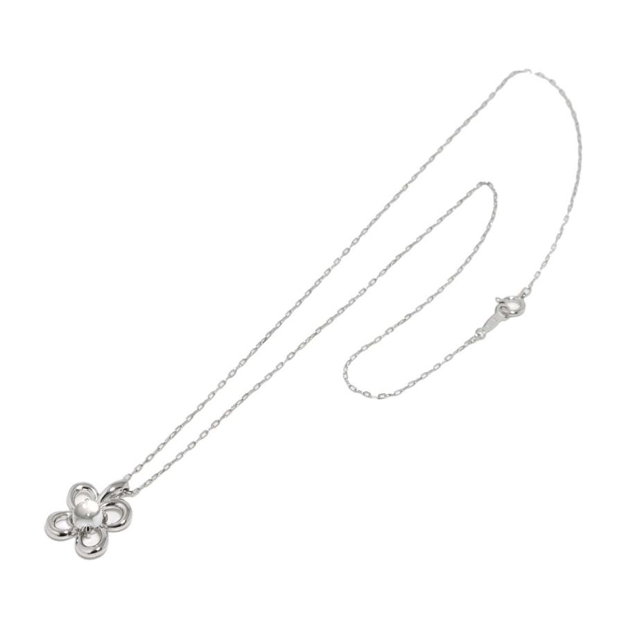 MIKIMOTO（ミキモト） クォーツ ネックレス 40cm K18 WG ホワイト