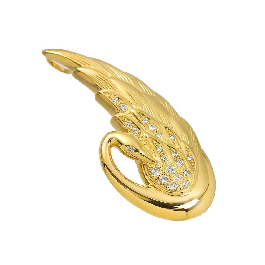 TASAKI（タサキ） ダイヤ 0.25ct ブローチ K18 YG イエローゴールド 