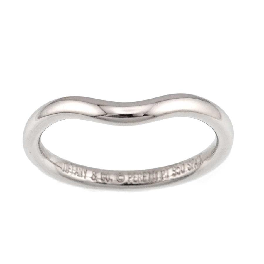 TIFFANY&Co.（ティファニー） カーブド バンド 7号 リング Pt プラチナ