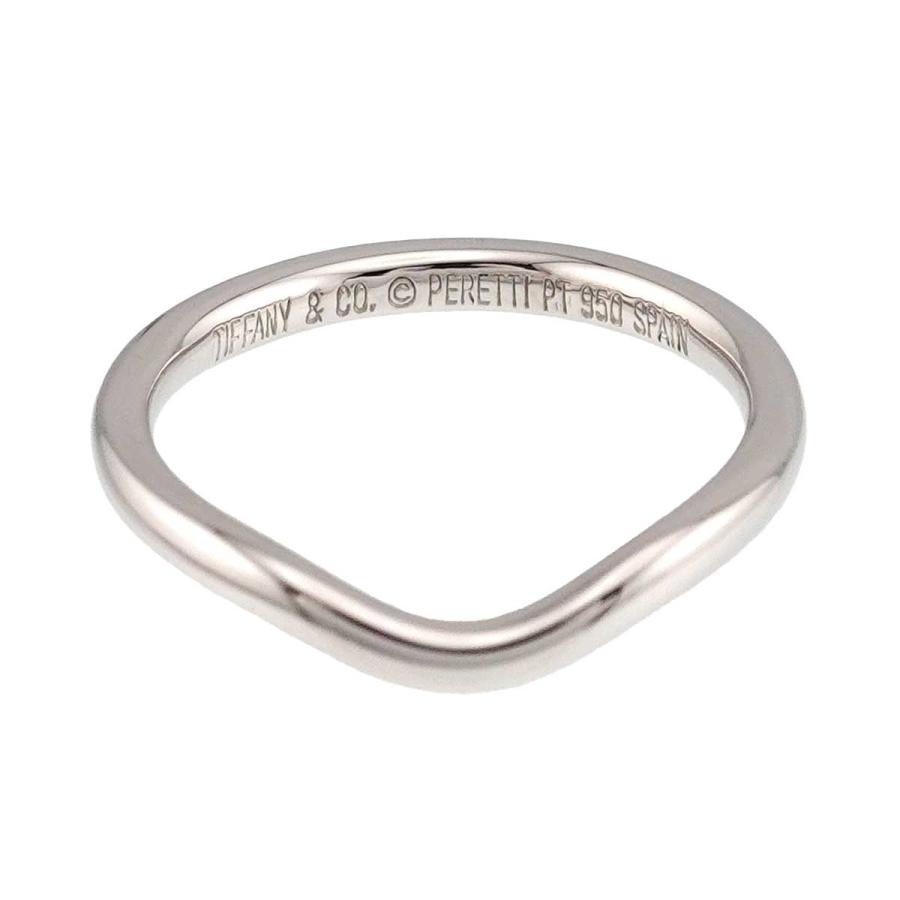 TIFFANY&Co.（ティファニー） カーブド バンド 7号 リング Pt プラチナ