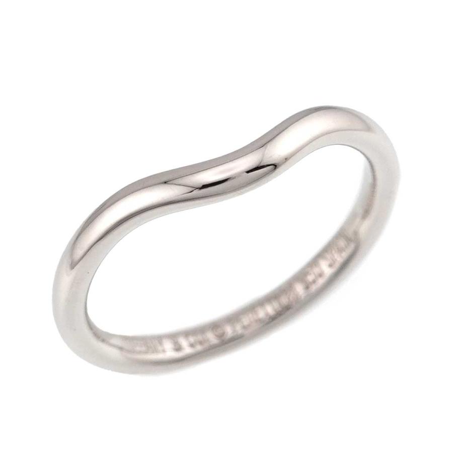 TIFFANY&Co.（ティファニー） カーブド バンド 7号 リング Pt プラチナ