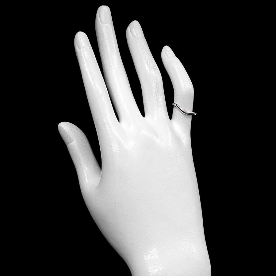 ティファニー カーブド リング TIFFANY&Co.（ティファニー） カーブド バンド 7号 リング Pt プラチナ