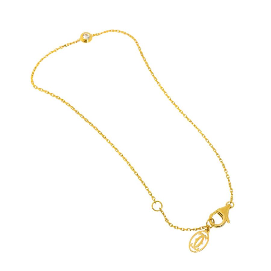 Cartier（カルティエ） ダムール ブレスレット XS 18cm ダイヤ K18 YG