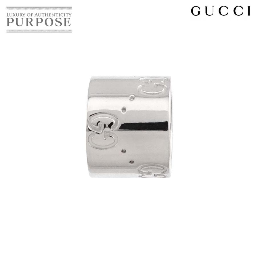 GUCCI（グッチ） アイコン ペンダント トップ K18 WG ホワイトゴールド