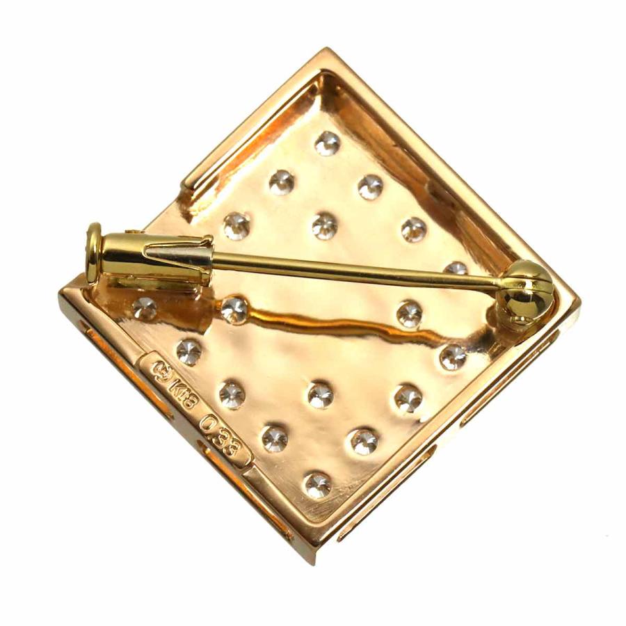 TASAKI（タサキ） アコヤ真珠 7.5mm ダイヤ 0.33ct ブローチ 兼