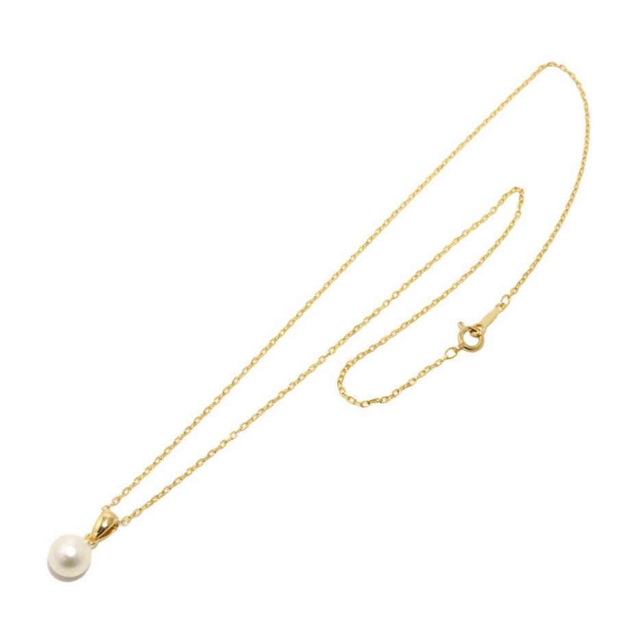 MIKIMOTO（ミキモト） アコヤ真珠 7.1mm ネックレス 40cm K18 YG