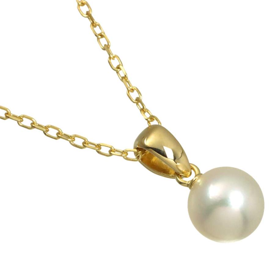 MIKIMOTO（ミキモト） アコヤ真珠 7.1mm ネックレス 40cm K18 YG
