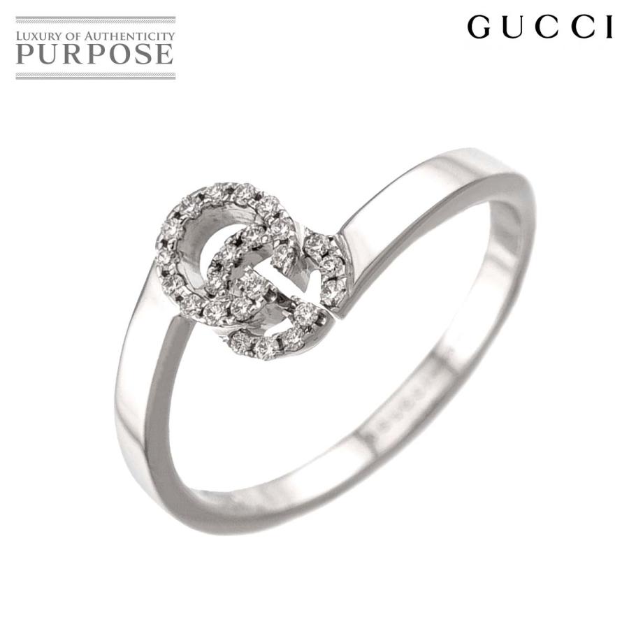 GUCCI（グッチ） GUCCI GGランニング ダイヤ #8 リング K18 WG