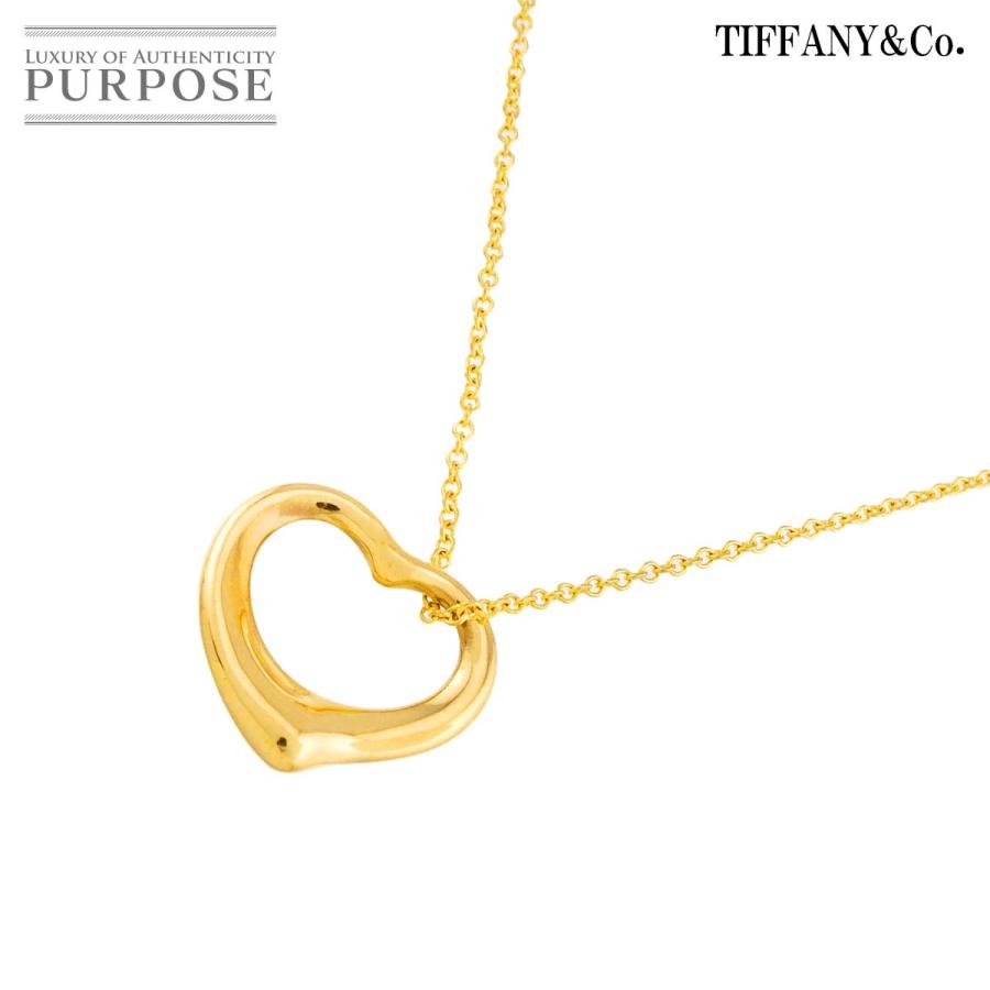 TIFFANY&Co.（ティファニー） オープンハート 幅15.5mm ネックレス 