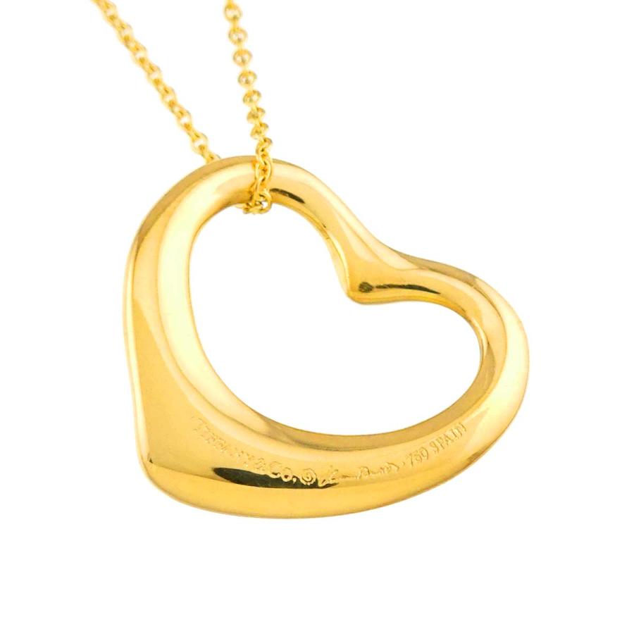 TIFFANY&Co.（ティファニー） オープンハート 幅22mm ネックレス 40cm