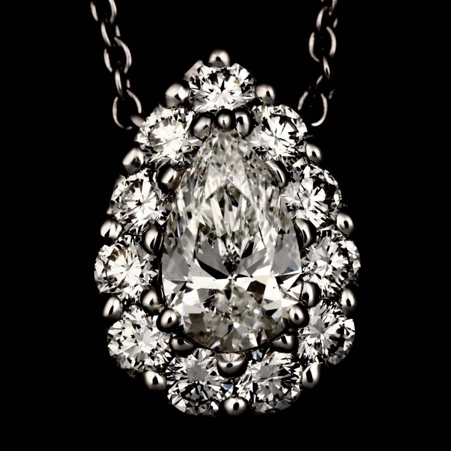 グラフ GRAFF アイコン ペアシェイプ ダイヤ 0.55ct G/VS1 ネックレス