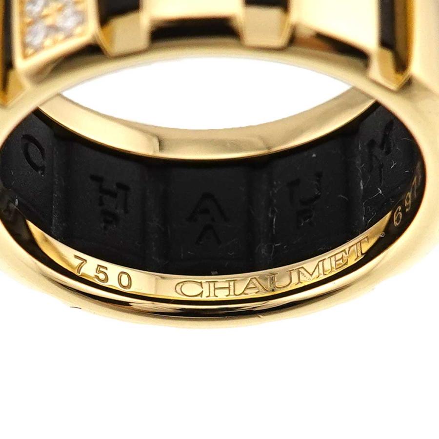 ショーメ Chaumet クラスワン #52 リング ダイヤ ミディアム K18 YG イエローゴールド 750 ラバー 指輪 Class One Ring 90319801_2