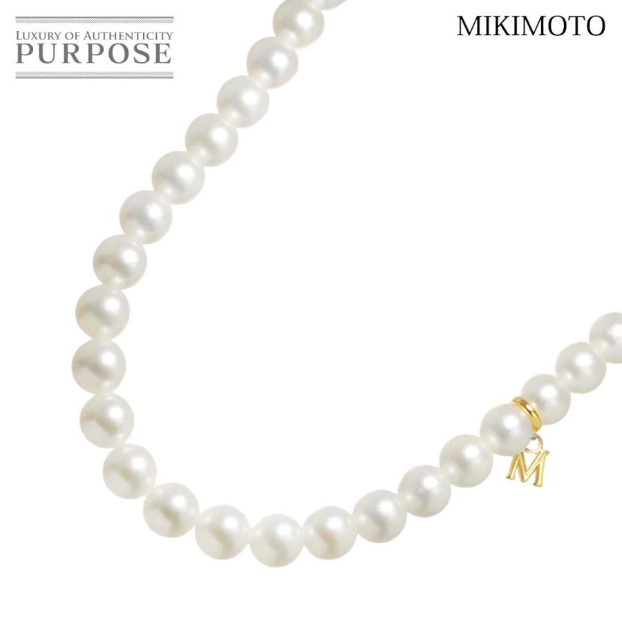 MIKIMOTO（ミキモト） アコヤ真珠 6.4-6.0mm ネックレス 37cm K18 YG