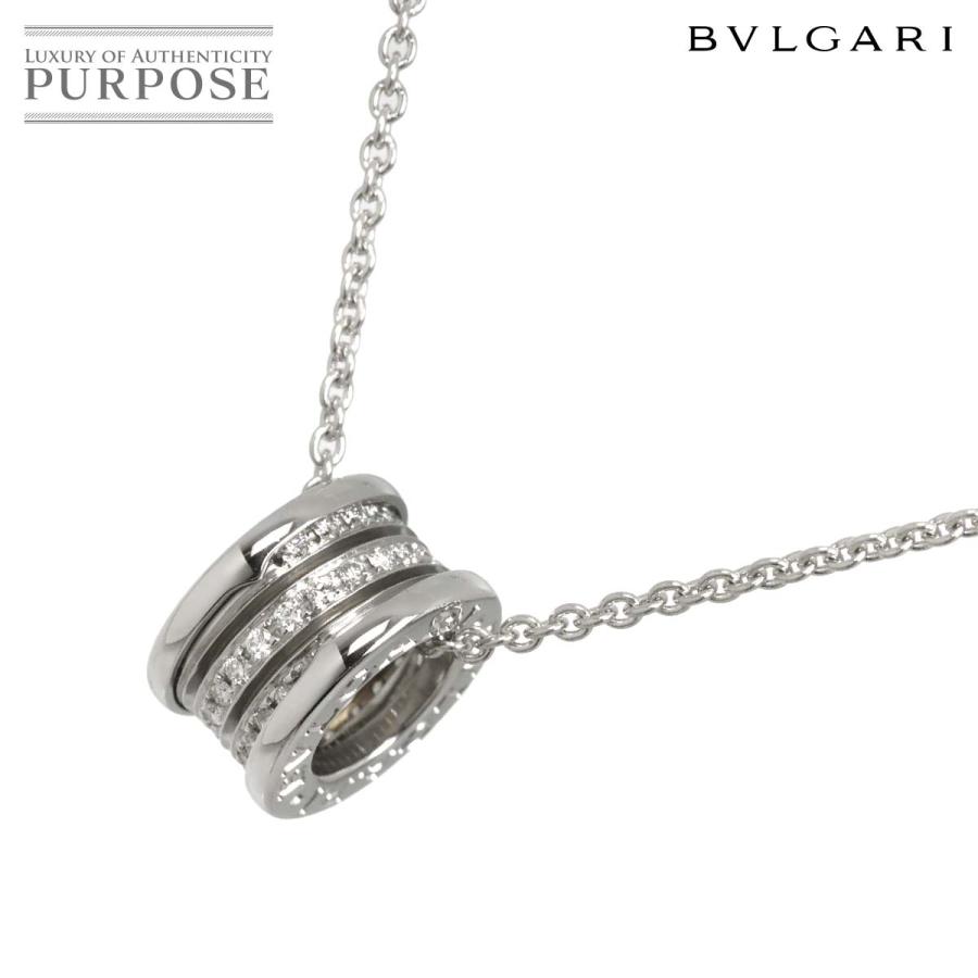 Bvlgari ビー.ゼロワン バヴェダイヤネックレス BVLGARI（ブルガリ） ビーゼロワン パヴェ ダイヤ ネックレス 40cm K18