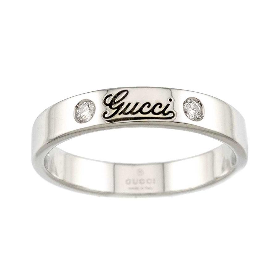 GUCCI（グッチ） アイコン プリント #20 リング ダイヤ K18 WG 