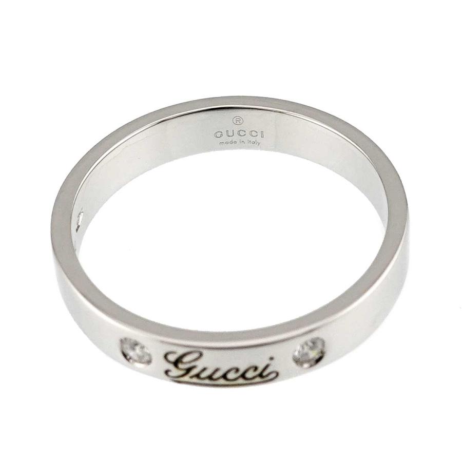 GUCCI（グッチ） アイコン プリント #20 リング ダイヤ K18 WG
