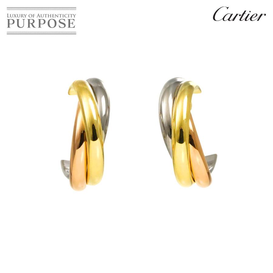 Cartier（カルティエ） トリニティ ピアス スリーゴールド K18 YG WG