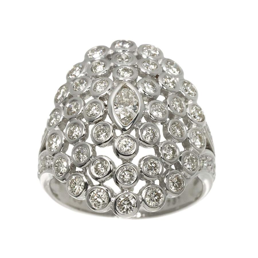 リング 12号 ダイヤ 0.15ct/1.31ct Pt プラチナ 指輪 Diamond Ring 90319888_1