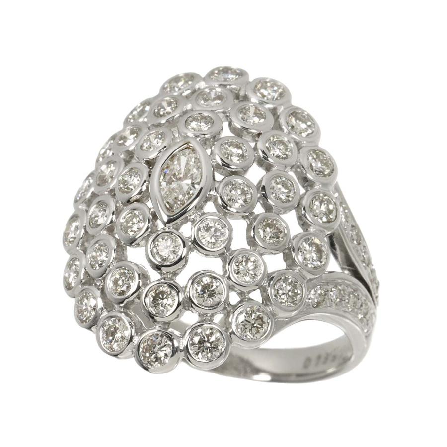 リング 12号 ダイヤ 0.15ct/1.31ct Pt プラチナ 指輪 Diamond Ring 90319888_2