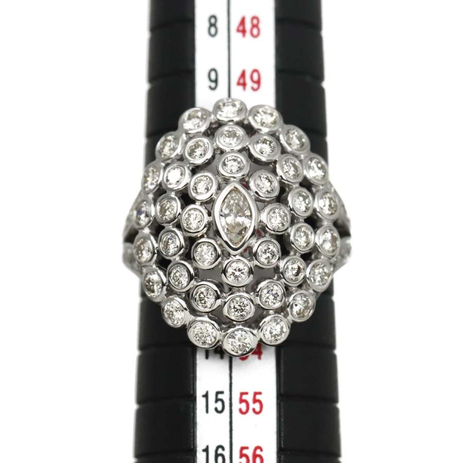 リング 12号 ダイヤ 0.15ct/1.31ct Pt プラチナ 指輪 Diamond Ring 90319888_6