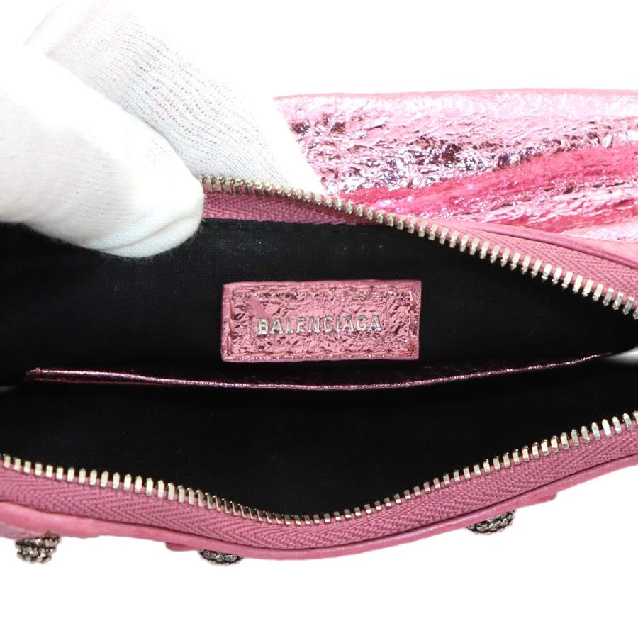 BALENCIAGA（バレンシアガ） 新品同様 ル カゴール ミニ 2way チェーン BALENCIAGA ピンク ショルダーバッグ財布