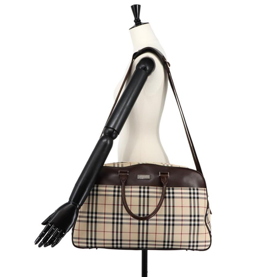 Burberrys バーバリーズ ボストンバッグ 2WAY レザー ノバチェック BURBERRY（バーバリー） 新品同様 ノバチェック 2way ボストン