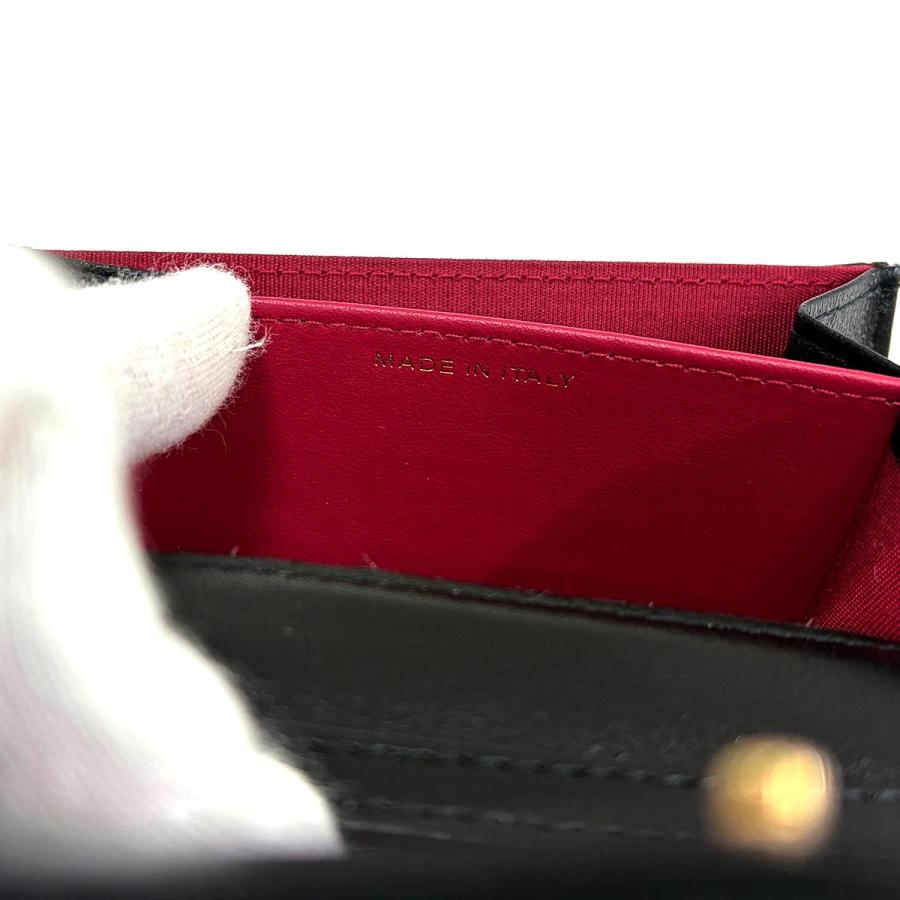未使用 展示品 シャネル CHANEL 19 フラップ コインパース チェーン コインケース 小銭入れ レザー ブラック AP1787 Coin case 90320091の画像