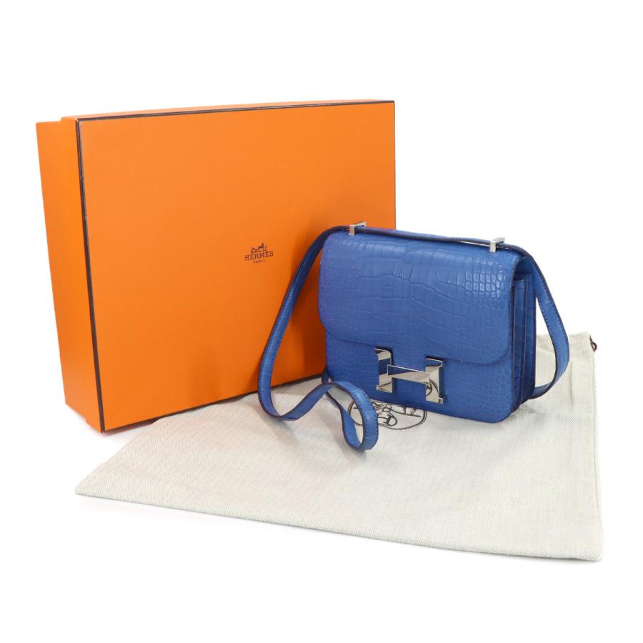 未使用 展示品 エルメス HERMES クロコダイル アリゲーター コン