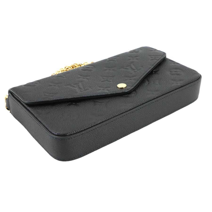 未使用 展示品 ルイ ヴィトン LOUIS VUITTON モノグラム アンプラント ポシェット フェリシー チェーン ウォレット レザー M64064 90320217の画像