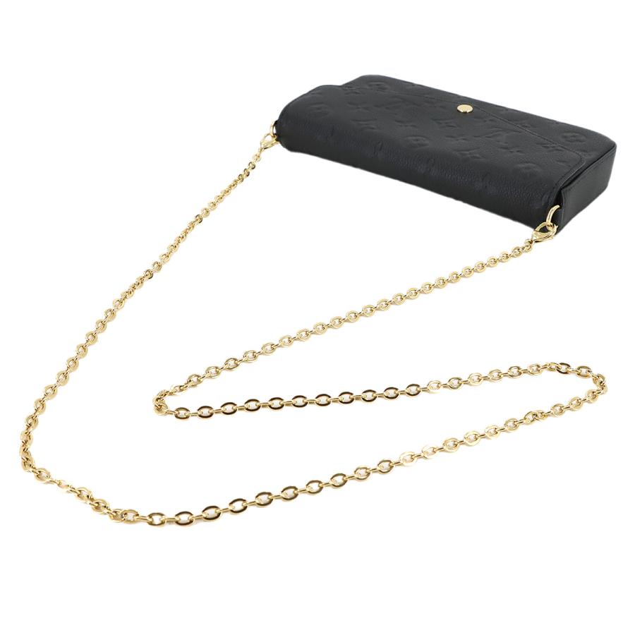未使用 展示品 ルイ ヴィトン LOUIS VUITTON モノグラム アンプラント ポシェット フェリシー チェーン ウォレット レザー M64064 90320217の画像