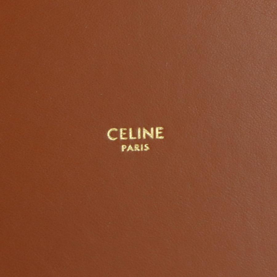 未使用 展示品 セリーヌ CELINE ティーン バケット 16 2way ハンド ショルダー バッグ レザー タン ブラウン 197573 90320247_7