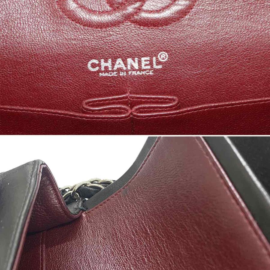 新品同様 シャネル CHANEL マトラッセ 23 チェーン ショルダー バッグ ラムスキン ブラック A01113 シルバー 金具 ヴィンテージ 90320254の画像