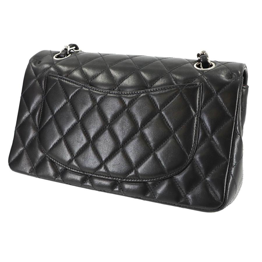 新品同様 シャネル CHANEL マトラッセ 23 チェーン ショルダー バッグ ラムスキン ブラック A01113 シルバー 金具 ヴィンテージ 90320254の画像