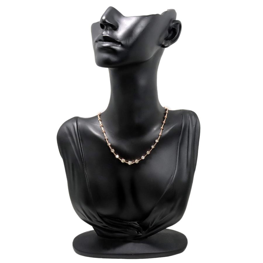 ダイヤ 2.50ct ネックレス 42.5cm K18 PG ピンクゴールド 750 Diamond Necklace 90320486_6