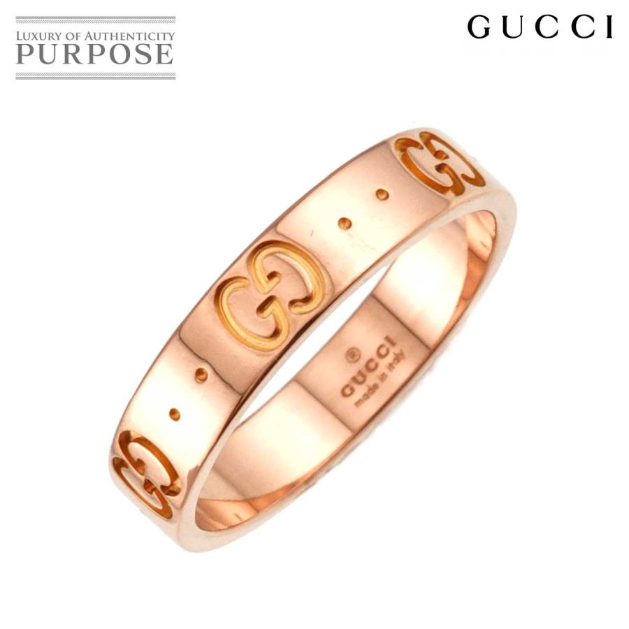 GUCCI（グッチ） アイコン #13 リング K18 PG ピンクゴールド 750 指輪 