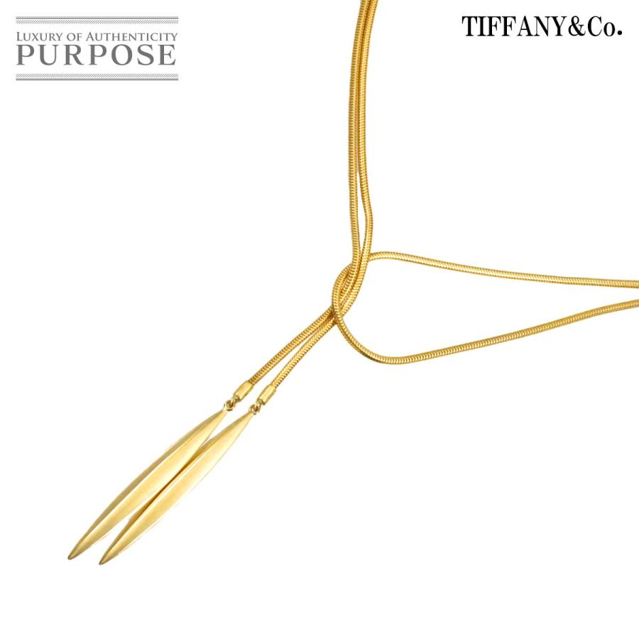 TIFFANY&Co.（ティファニー） フェザー ラリエット ロング ネックレス