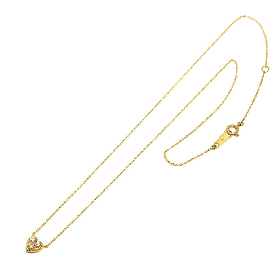 VENDOME AOYAMA（ヴァンドーム青山） ハート ダイヤ 0.12ct ネックレス 
