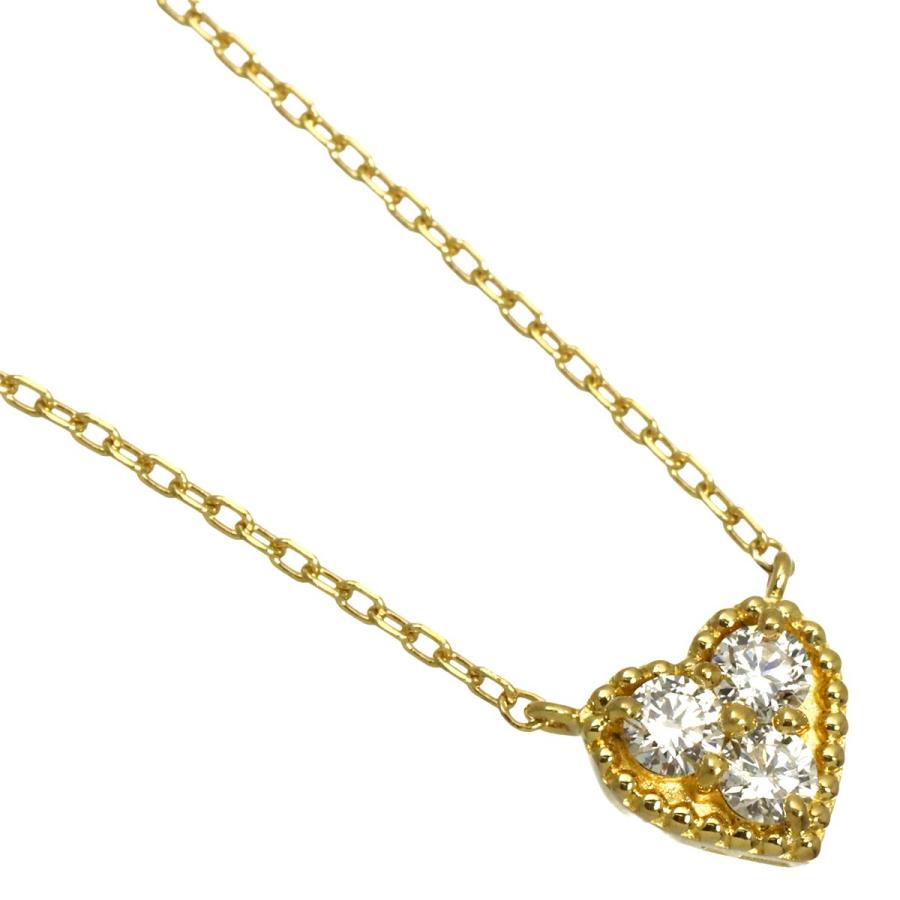 VENDOME AOYAMA（ヴァンドーム青山） ハート ダイヤ 0.12ct ネックレス