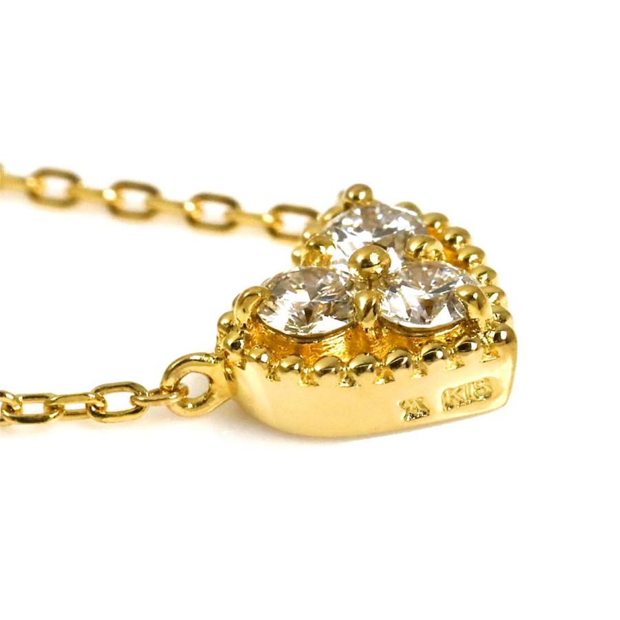 VENDOME AOYAMA（ヴァンドーム青山） ハート ダイヤ 0.12ct ネックレス