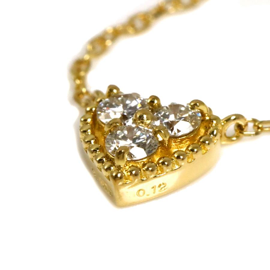 VENDOME AOYAMA（ヴァンドーム青山） ハート ダイヤ 0.12ct ネックレス
