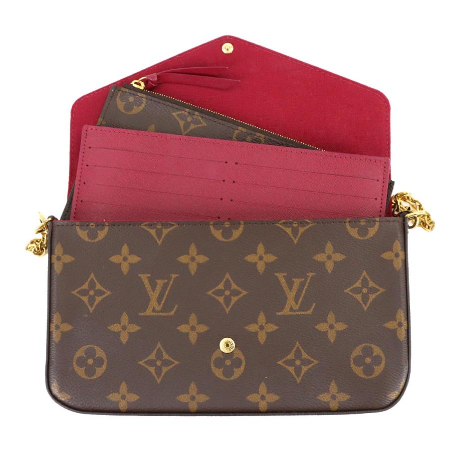 LOUIS VUITTON モノグラム 長財布 ポシェット・フェリシー LOUIS VUITTON モノグラム 長財布 ポシェット・フェリシー LOUIS