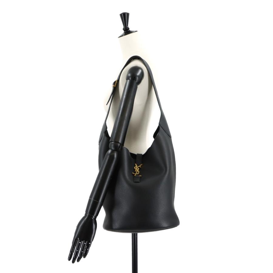 SAINT LAURENT レ 5A7 ホーボーバッグ ブラック ゴールド金具 Yves Saint Laurent（イヴ・サンローラン） 未使用 展示品 サン