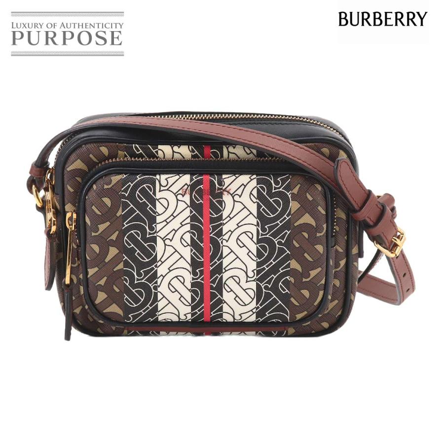 BURBERRY（バーバリー） 新品同様 BURBERRY TB モノグラム ストライプ 