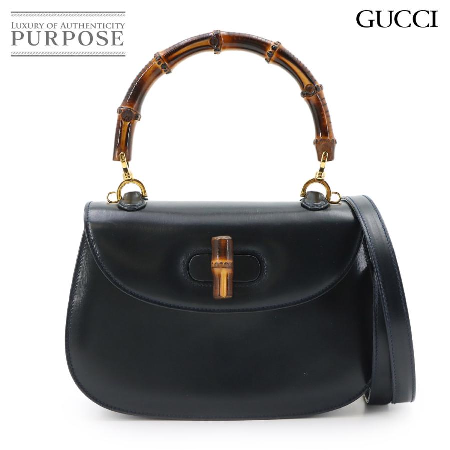 GUCCI（グッチ） 新品同様 バンブー 2way ハンド ショルダー バッグ